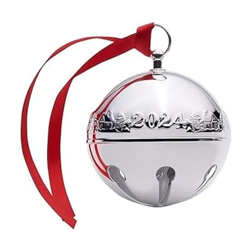 Wallace 2024 Silver Plated Sleigh Bell Ornament 54th Edition