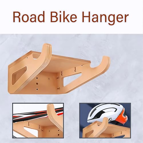 Soporte de pared para bicicleta XAGMODSHN vertical ajustable de garaje 2