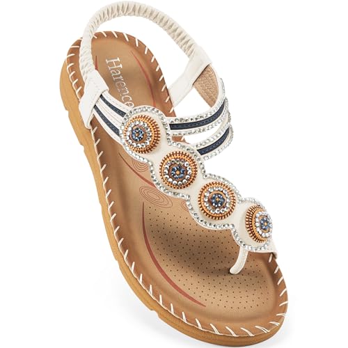 HARENCE Memory Foam Comfort Sandals