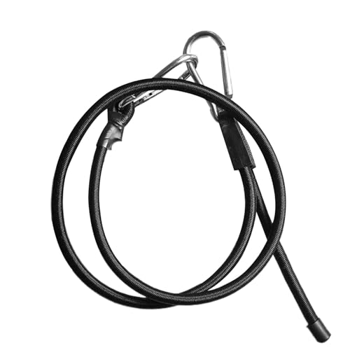 Correas elásticas, cuerdas elásticas impermeables para camiones, correas elásticas resistentes con clips, cuerda de equipaje para exteriores resistente a los rayos UV para carritos