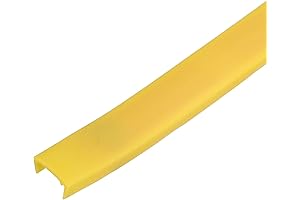 uxcell 4M U Shape Flexible Self-Adhesive TPE Furniture Edge Banding