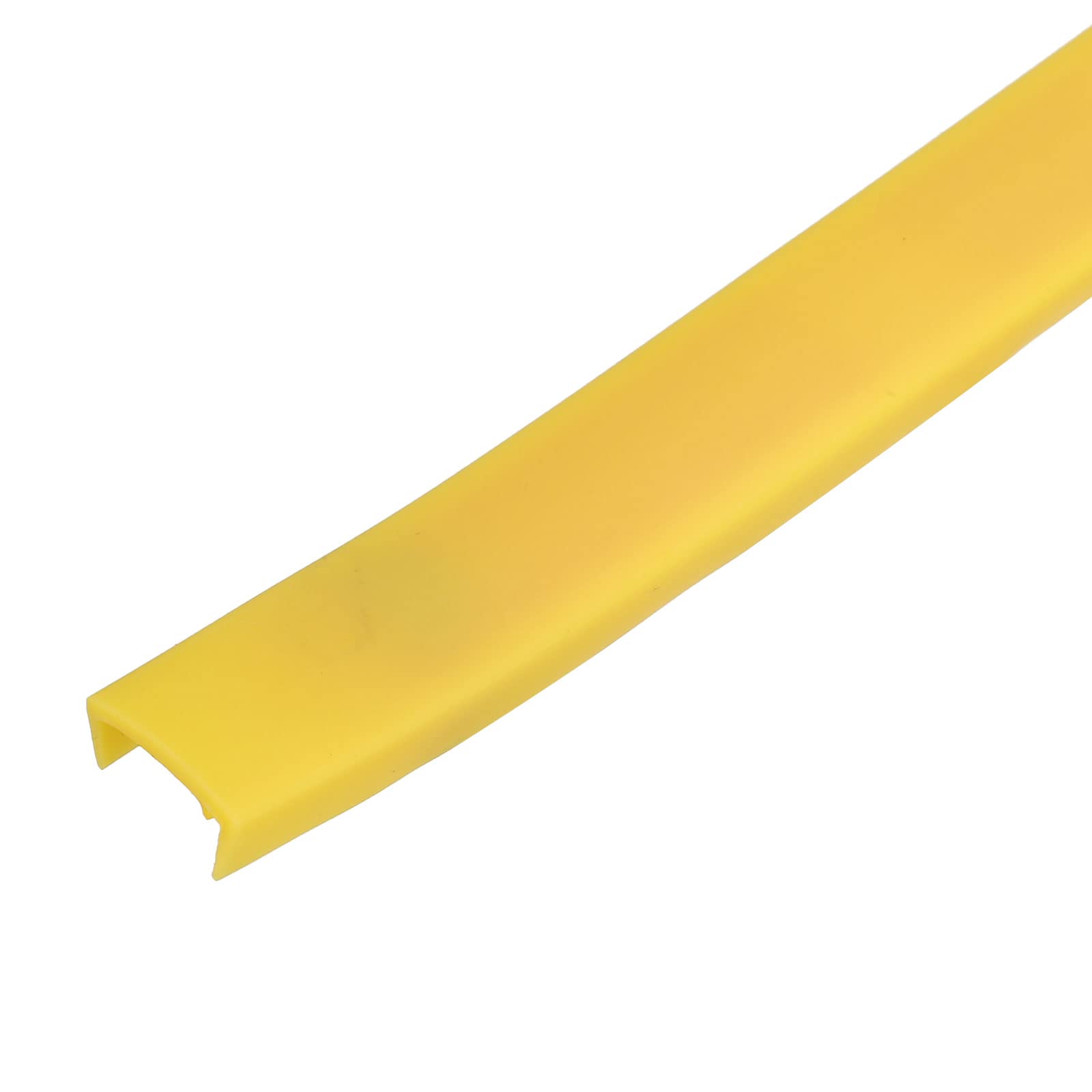 uxcell U Shape Furniture Edge Banding, 3 Meters Self Adhesive Flexible Edging Trim, 5x12mm TPE Edge Guards for Cabinets Furniture Repair Restoration, Yellow