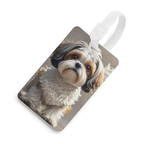 Étiquette à bagages Shih Tzu le cadeau idéal pour voyageur et passionné de chien