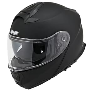 ブラック XLサイズ システムヘルメット 取扱説明書付き Amazon | リード工業(LEAD) バイク用 インナーシールド付き