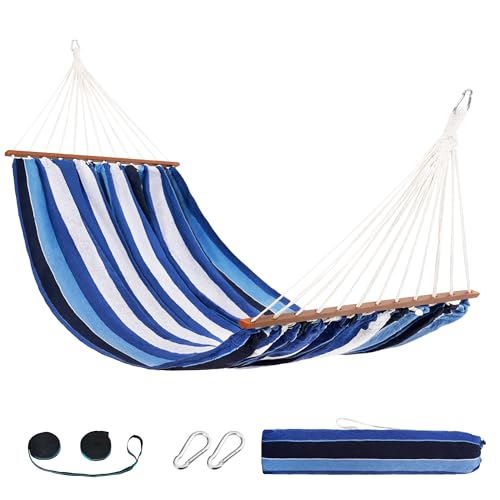 Lazy Daze Cotton Spreader Bar Hammock – Portable Outdoor