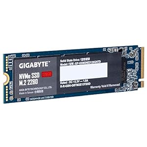 Gigabyte SSD 128GB NVME M-2 PCIE X2
