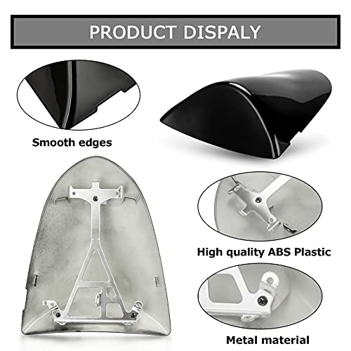 Psler Cowl Rear Seat Cover Rear Seat Fairing Cover For Kawasaki Ninja Zx6R 2005 2006 And For Zx10R 2006 2007 (Black) #TOP2