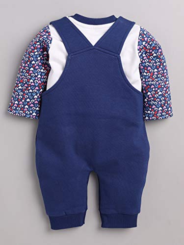 Image of BABY GO Designer Half Sleeve Dungaree for Baby Boys
