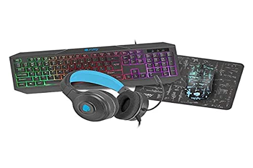 Clavier Souris Casque Tapis Fury ThunderStreak 3.0 Équipement Gaming Complet