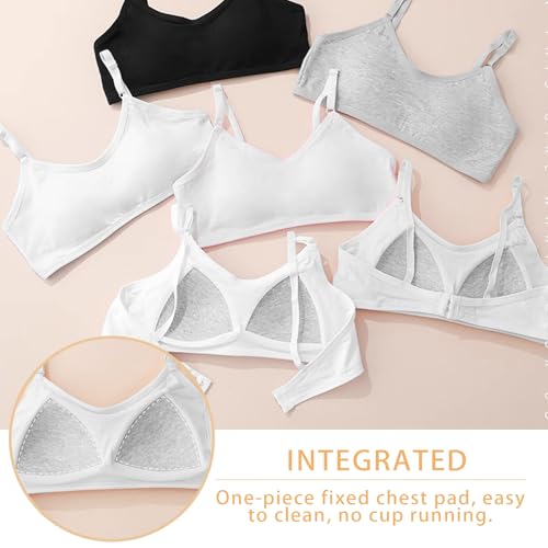 Ropa interior de entrenamiento para niñas con algodón suave y almohadillas 6