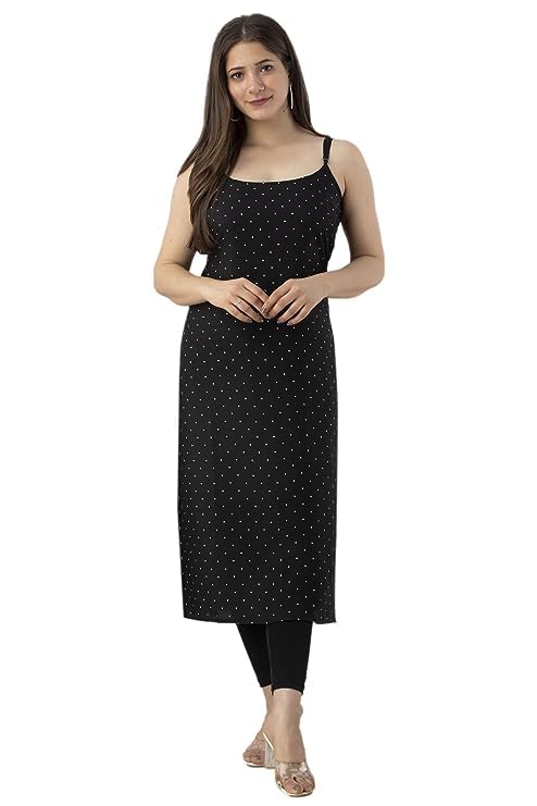 Image of PATLANI Women's Crepe Full Stitched Kurti.