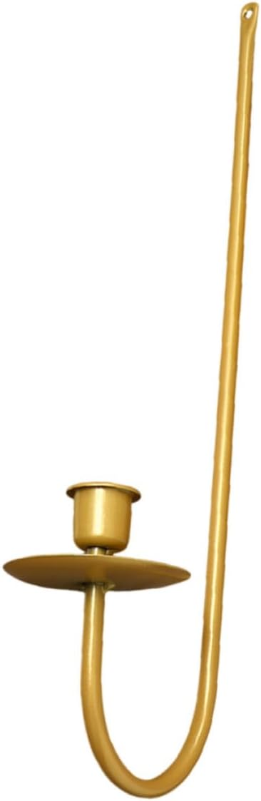 PRETYZOOM Metal Wall Sconce with Weather Resistant Durability and Easy Maintenance Candle Holder Gold Candle Sconces for Living Room and Outdoor Patios