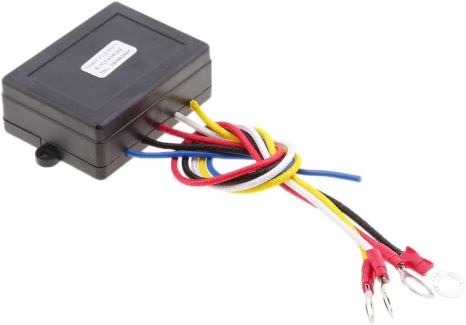 Wireless Winch Remote Control Kit- Easy Control Within 98 Feet- for ATV, UTV, SUV - Red Receiver Switch Conversion Kit