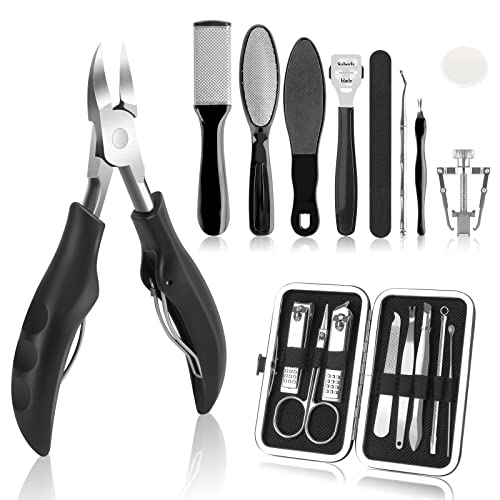 Pince à Ongles d'orteil Coupe Ongles ou Ncarnés Pour Épais Orteils Fungus Pince Ongle Incarné Précision Coupe Ongle - Ciseaux à Ongles Robustes en à Prise Souple Avec Lime à Ongles Cover