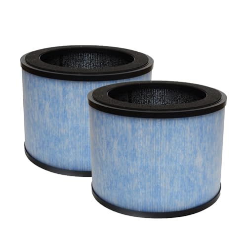 PUREBURG Replacement Filter Compatible with Instant AP200 Air Purifier (Medium Space), 2-Pack H13 HEPA 3-Stage Filtration Air Purifiers Dust VOCs Odour