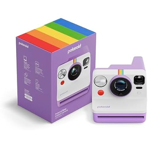 Polaroid Now 3rd Generation I-Type Instant Film Camera - Purple - Camera Only No Film (9159)