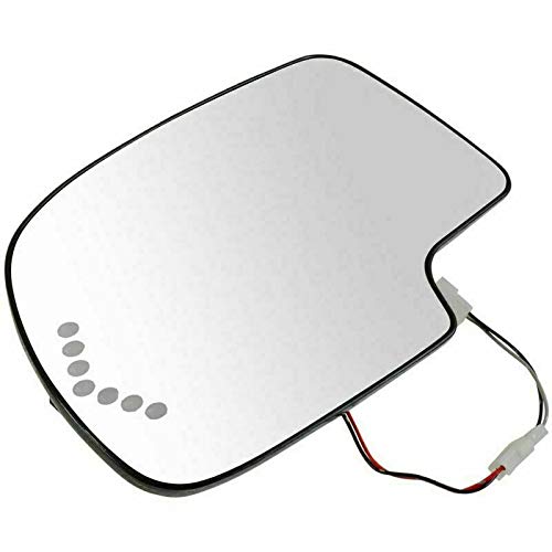 Young Heated Mirror Glass Turn Signal w/o Auto Dimming LH LF for Chevy GMC Cadillac
