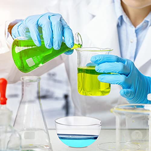 Baluue Glass Bowls, Round Evaporating Bowl, Evaporating Dish, Round Form With Spout, 90Ml, Lab Evaporation Dishes, Lab Petri Dishes #TOP6