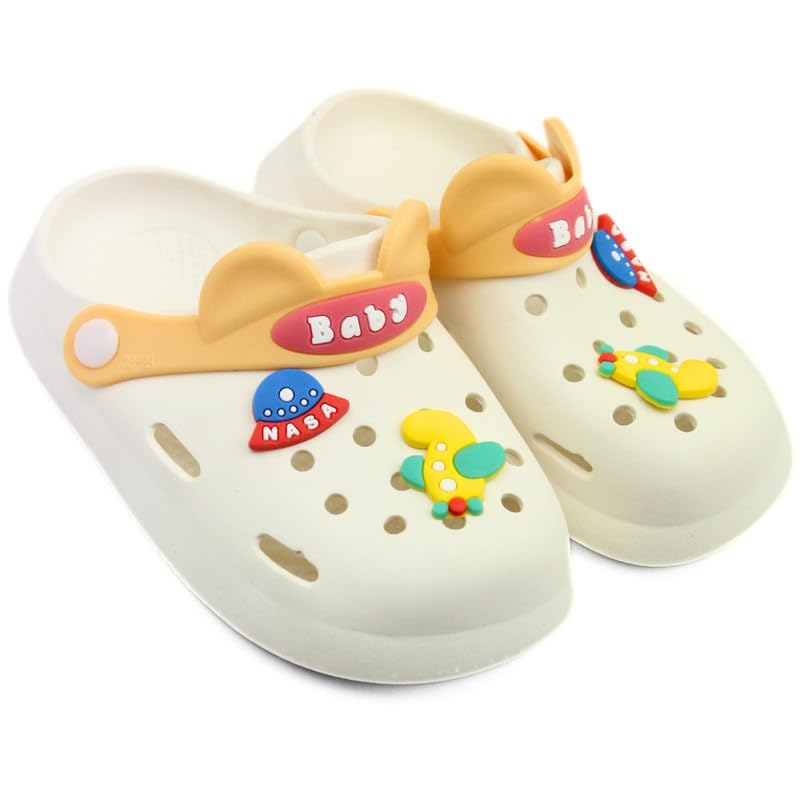 Neska Moda Boys & Girls Sling Back Clogs/Sandal/Slippers for 3-4 Years (White)-BT2574 (B0D6GJ762W) Amazon Price History, Amazon Price Tracker