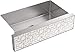 KOHLER K-22569-NA Tailor Stainless Steel 35 1/2" x 21-1/4" Undermount Single Bowl Sink, Customizable Apron Front, Farmhouse Sink