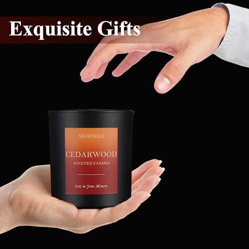 Mormea CANDLE001-CEDARWOOD Scented Candles, Cedarwood Aromatherapy Candles thumb #5
