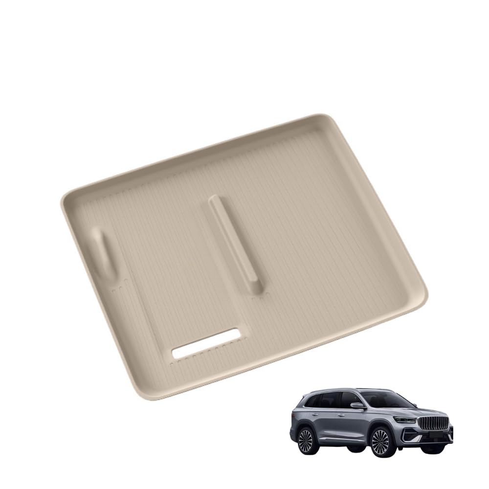 Amhvmu Non-Slip Wireless Charging Pad Car Center Console Storage Box,For Geely Monjaro 2026