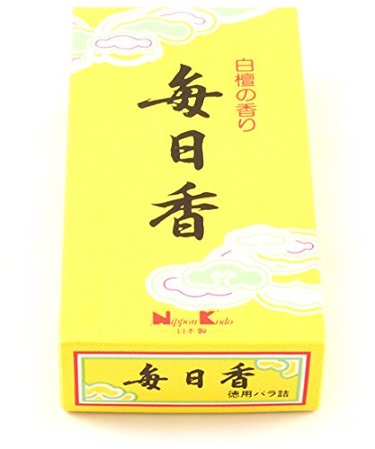 nippon kodo Mainichi Koh Encens De Bois De Santal Japonais - 300 Sticks, 30 Mins par Bâtonnet Cover