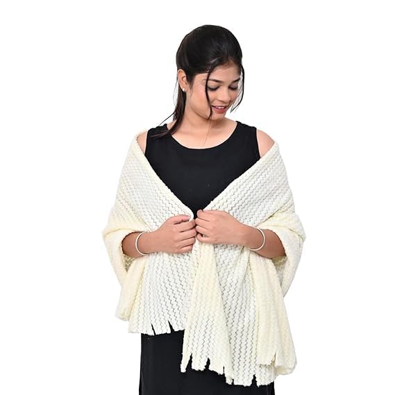 confidence Multicolor Woolen Neck Wrap Stole Winter Warm Scarf/Muffler for Ladies and Women-picture-19