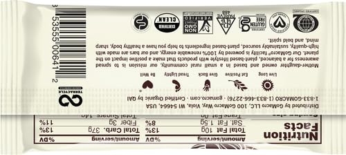 Image of GoMacro MacroBar Organic Vegan Protein Bars - Dark Chocolate + Almonds (2.3 Ounce Bars, 12 Count) (Pack of 12)