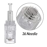 BOWKA Nadelpatrone für motorisierte Microneedle Derma Pen(Gewinde-Port-Patronen/Thread-Slot,36 Pins Nadeln Patronen).