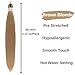Brown Blonde Braiding Hair Pre Stretched Color 24/27/613 Prestretched Hypoallergenic Braiding Hair Extensions Synthetic Knotless Box Braids Itch Free Yaki Texture 26 Inch (3 Packs)