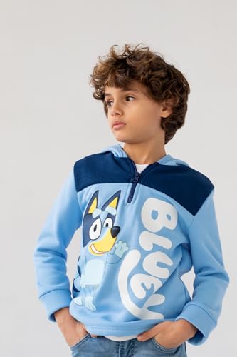 Bluey Fleece Half Zip Hoodie3