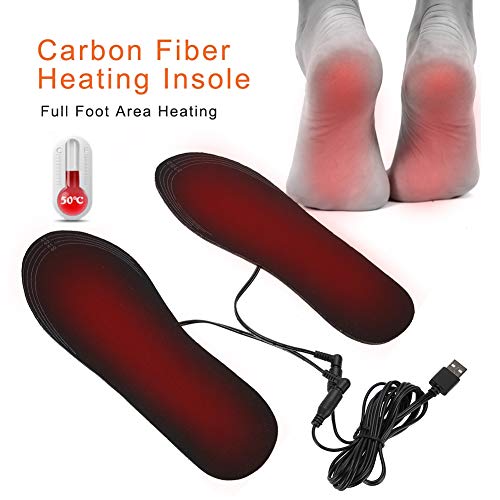 Solette riscaldate USB, suole termiche lavabili