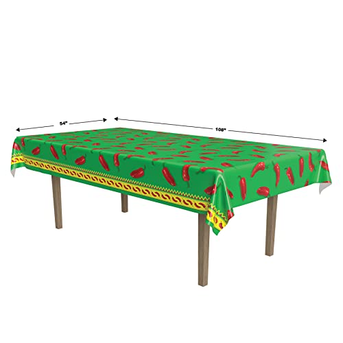 Image of Beistle - Chili Pepper Tablecover - Standard