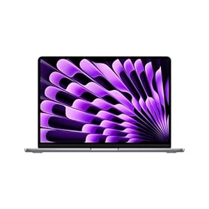 Apple 2024 MacBook Air de 13 Pulgadas con Chip M3 de Apple: Pantalla Liquid Retina de 13,6 Pulgadas, 8 GB de Memoria unificada, SSD de 512 GB, cámara FaceTime HD a 1080p, Touch ID, Gris Espacial