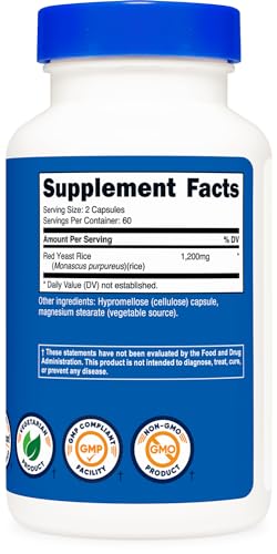 Nutricost NTC-20261 Red Yeast Rice 1200Mg thumb #4