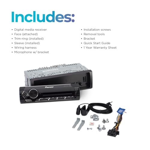 Pioneer MVH-S322BT Bluetooth Car Stereo thumb #6
