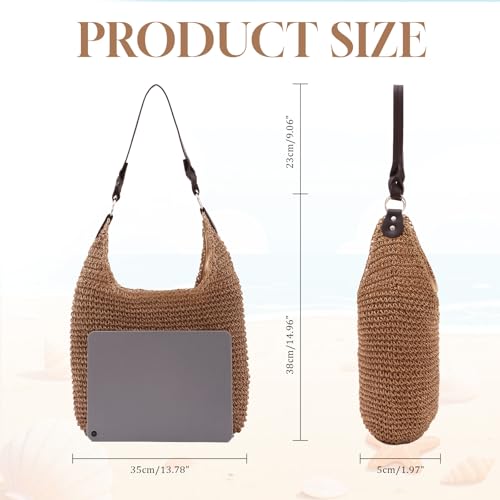 Bolso de hombro tejido GOKTOW para mujer miniatura 4