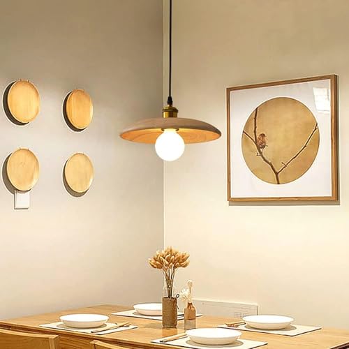 Lámpara colgante de madera estilo vintage para crear un ambiente acogedor en tu isla de cocina 4