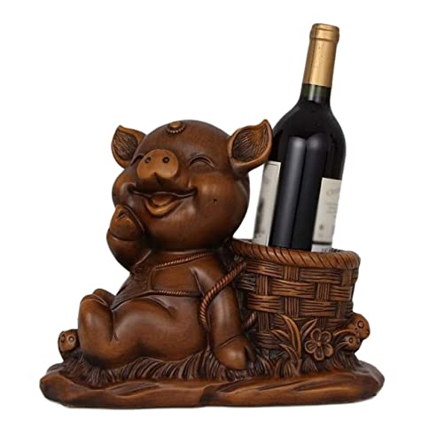 Soporte para botellas de vino RUVOO de resina miniatura 1