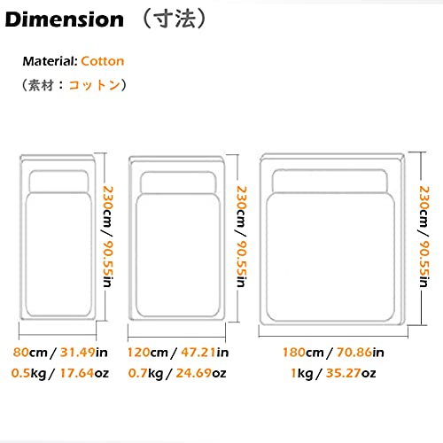 Triwonder Sleeping Bag Liner Camping Sheet Travel Sheet Cotton Lightweight Sleeping Sack For Camping, Traveling, Hotels & Backpacking (Light Blue, S - 31.5X90.6 In) #TOP1