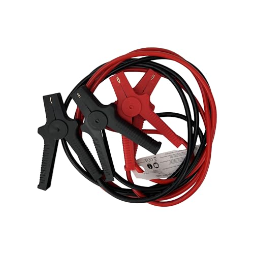 Sakura Hochleistungs-Starthilfekabel SS3626 - 400 A, 3 m, farblich kodierte Klemmen - für Pkw, Fahrzeuge bis 3,0 l/3000 ccm - leere Batterie