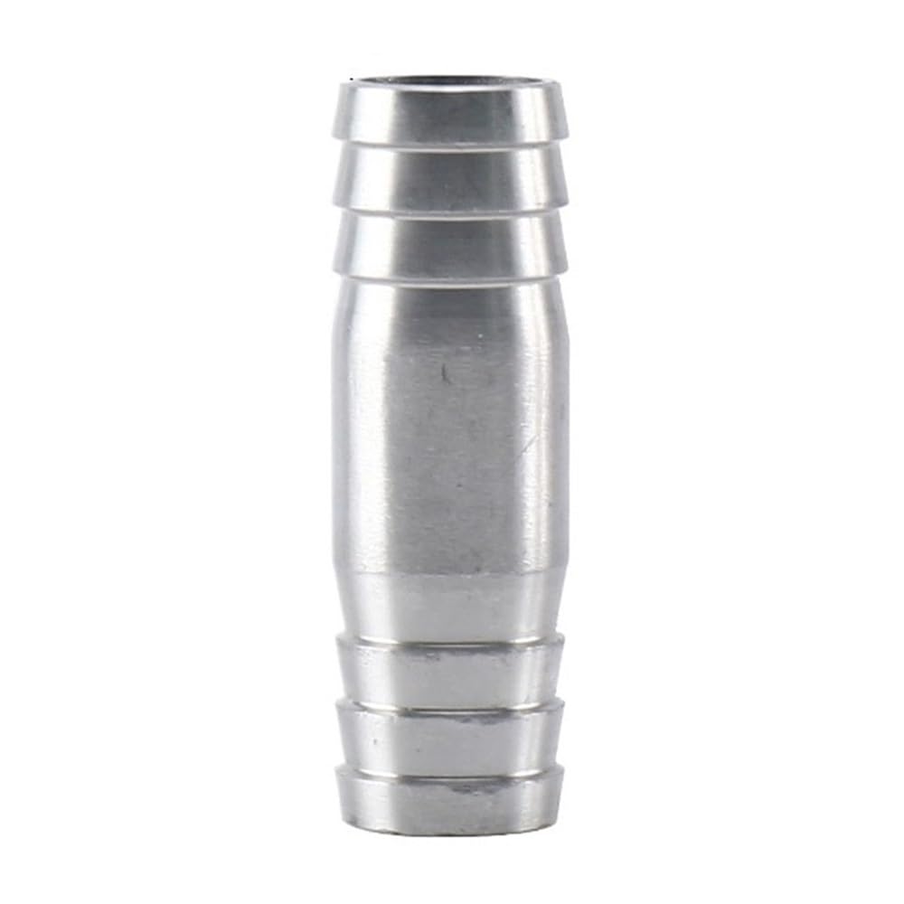 20pcs SS304 Hose Straight Connectors, Straight Pipe Fittings Pagoda Hook Joint for Agricultural Equipment(18mm)