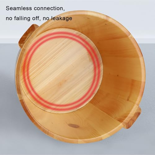 Cubeta de Madera para Baño de Pies 40x40 cm miniatura 3