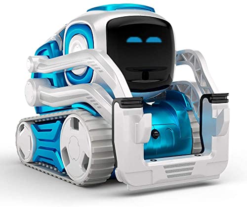 Cozmo Toy Robot for Kids - Mega Bundle w/Limited Edition Interstellar Blue Robot, Charger, Coding Book, One Block, Spare Treads, New! No Retail Box!