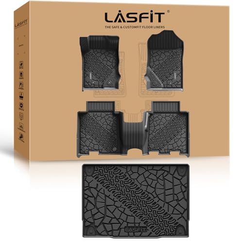 Image of LASFIT Floor Mats Cargo Liner for Ford Bronco 4 Door 2021-2026 Carpet Floor