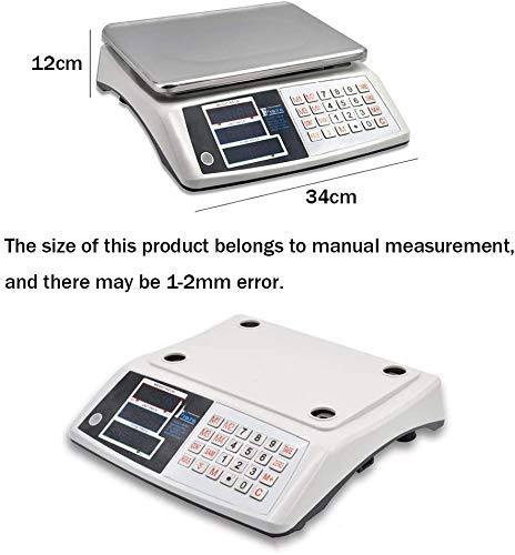 Báscula Electrónica de Cocina y Postal 40kg LCD miniatura 3