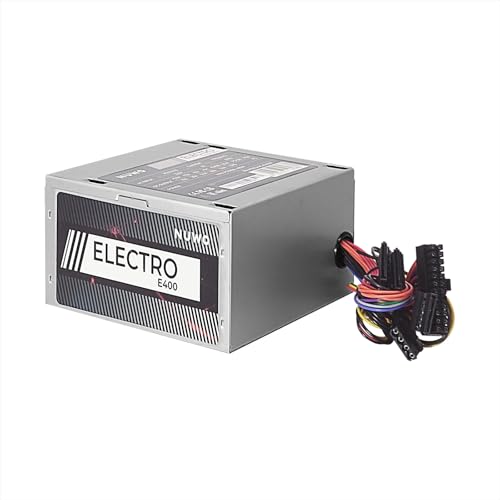 Electro E400 Alimentatore PC 400W ATX 24pin, 1x CPU 4pin, 3x SATA, 1x Molex, Ventola 12 cm, Bulk - Alimentatore - Immagine 1