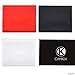 Camkix Sleeve Compatible with Samsung T5 / T3 / T1 SSD - Set of 3 - Silicone Scratch and Shock Proof Case - Red, Black and Transparent - Non-Slip Rubber Skin for Your External Drive