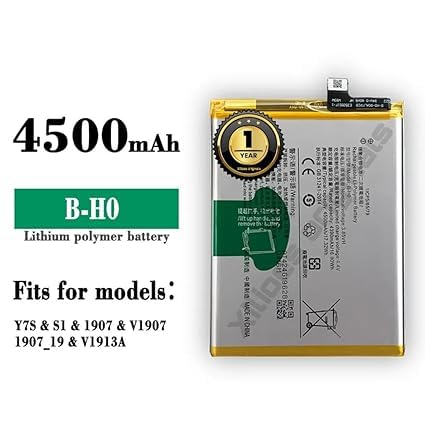 Image of B-H0 Battery for Vivo S1 / 1907 /1907 / 1907 / 1913A Battery with 1 Year Warranty**** (V197)